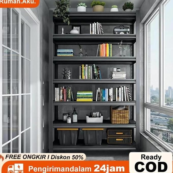 Semua BesiRak besi siku 5 susun Rak Gudang Rak Aquarium Rak Besi Susun Serbaguna