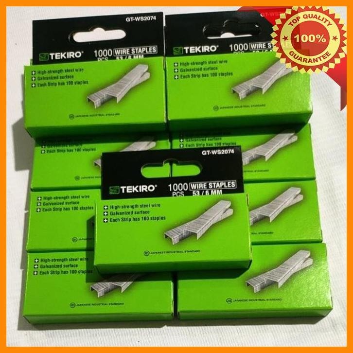 

[SHA] REFILL STAPLES TEMBAK 6 MM TEKIRO - ISI STAPLES GUN 6 MM.
