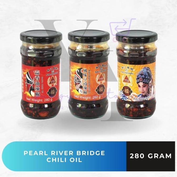 

Sale Pearl River Bridge Hot / Garlic / Black Beans With Chili Oil 280 Gram