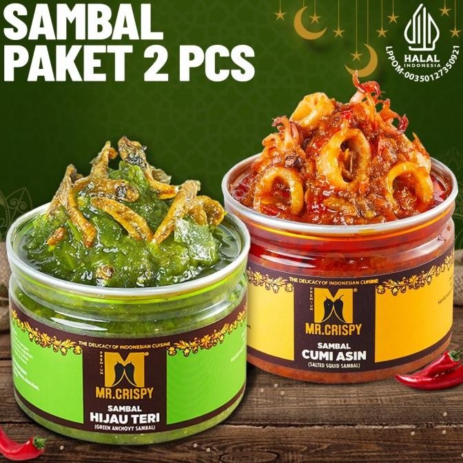 

Sale Paket Sambal Mr.Crispy/Paket Sambal 2 Pcs