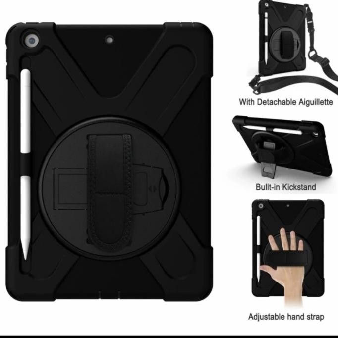 HOT SALE Case armor strap free tali selempang plus Pen Stylus Ipad 7/8/9 10.2in