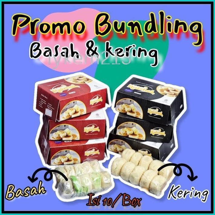 

[ 6 BOX ] BAKPIA BASAH & KERING ISI 10