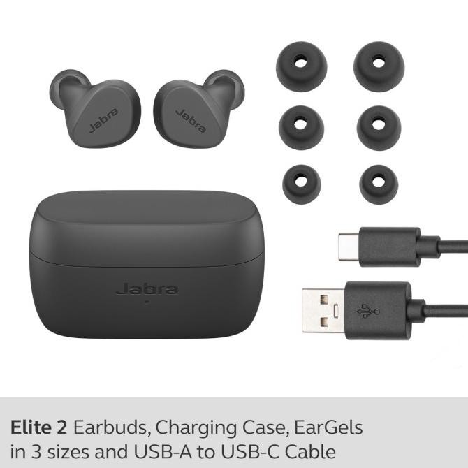 Murah Jual Jabra Elite 2 Tws Earphone Bluetooth Original - Garansi Resmi