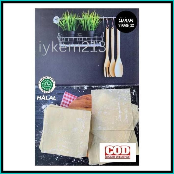

PANGSIT GORENG KULIT PANGSIT KOTAK 8CM X 8CM ISI 45 LEMBAR WARNA PUTIH ENAK HALAL GURIH