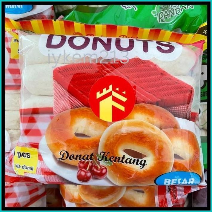 

PELANGI DONUTS BESAR 10 PCS DONAT PELANGI DONAT KENTANG DONUT PELANGI