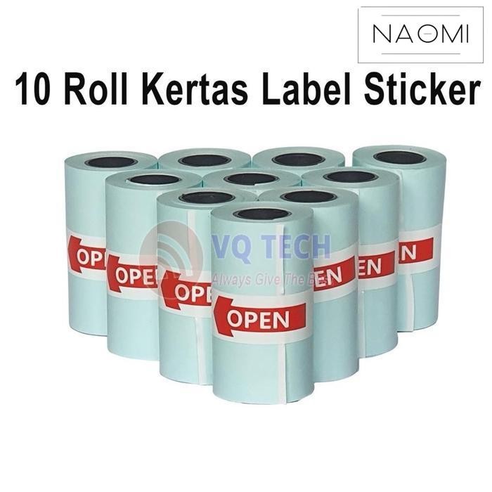 

BARU SMARTCOM KERTAS LABEL STICKER THERMAL CONTINUOUS 57MM X 30MM ISI 10ROLL MURAH