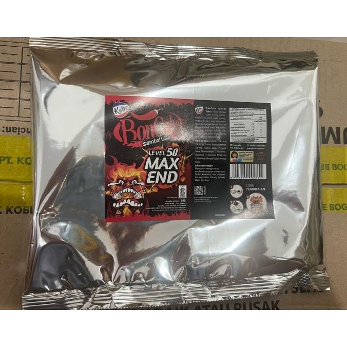 

Sale Boncabe Level 50 Max End Bubuk Kemasan 200Gram Kobe Bon Cabe 200 Gr