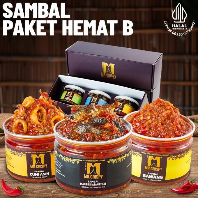 

Sale Paket Sambel Hemat B Mr.Crispy(Kotak Hmpers)