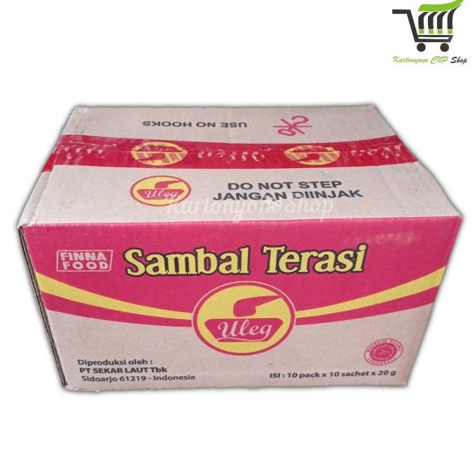 

Sale Sambal Sambel Uleg Fina Finna Sambal Terasi Sachet Per Dus Isi 10 Pak