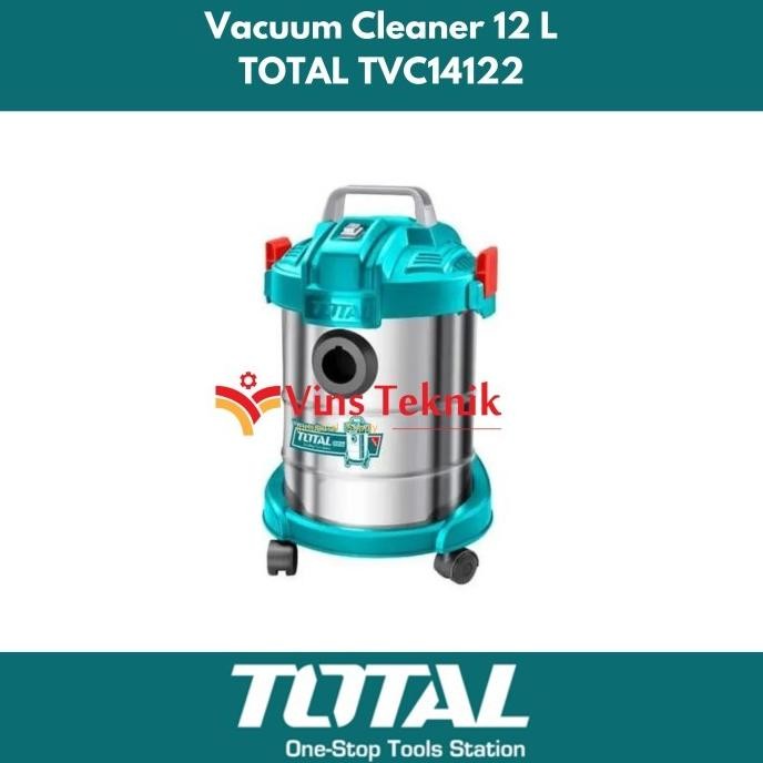 Murah Total Wet & Dry Vacuum Cleaner 12L Mesin Penyedot Debu Total Tvc14122