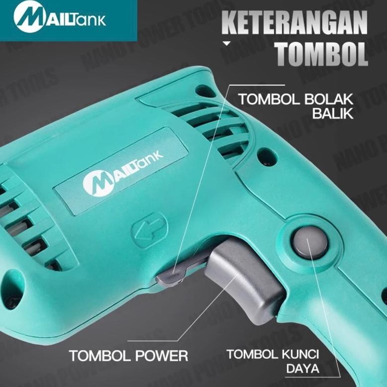 gd-324 GTU-712 mesin bor sh30 mailtank / mesin bor 10mm mailtank / mesin bor listrik 10mm mailtank /