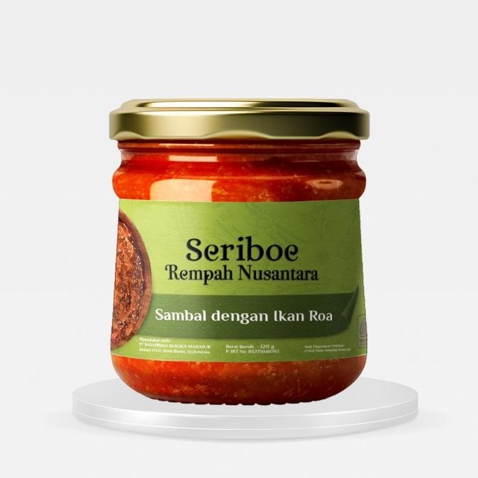 

Sale Rempah Nusantara Sambal Ikan Roa 3 Botol Jar X 120Gr