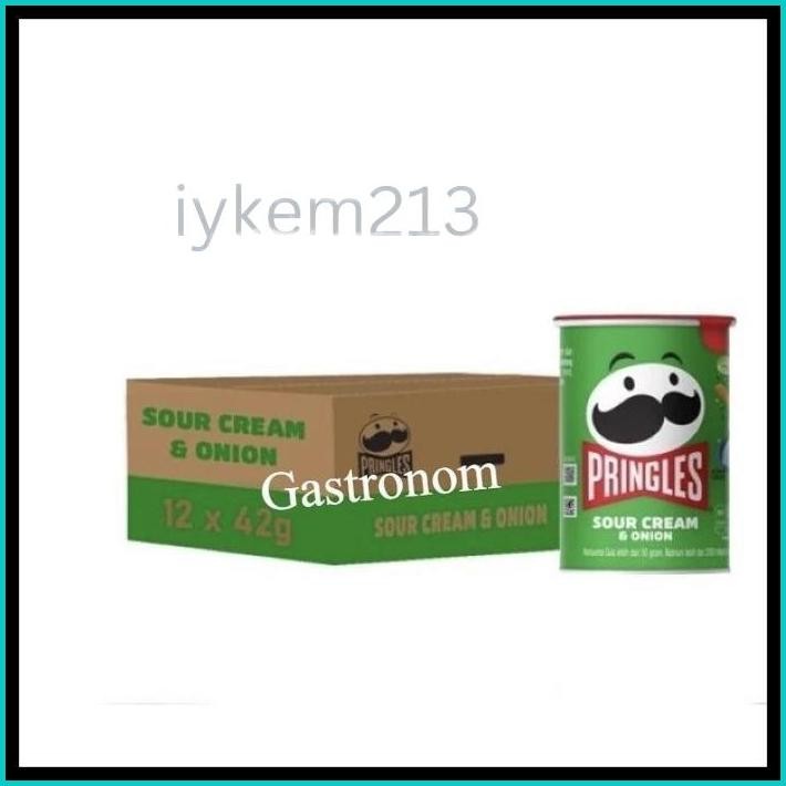 

PRINGLES SOUR CREAM & ONION 12 X 42GR - KARTON