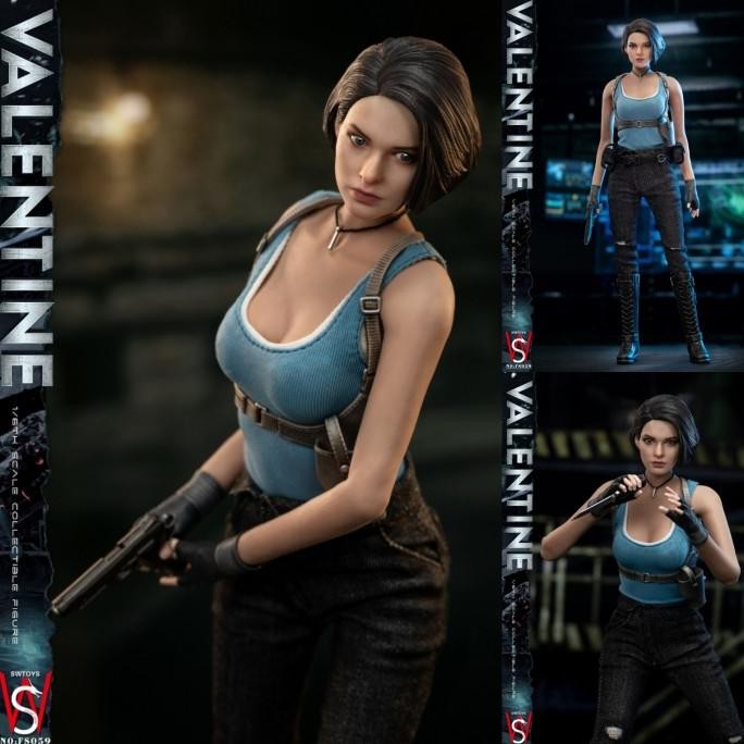 SW TOYS FS059 1/6 VALENTINE - RESIDENT EVIL : JILL VALENTINE FIGURE