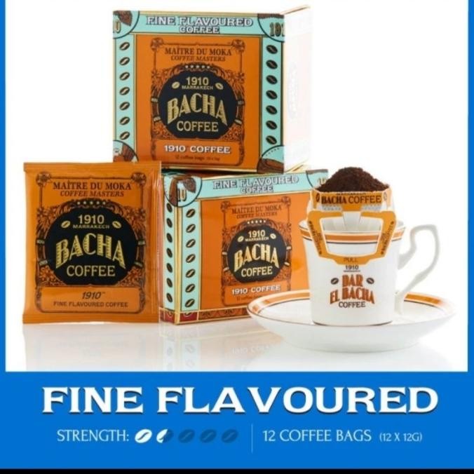 

Sale Bacha Coffee 1910 Fine Flavoured Coffee 12 Bags