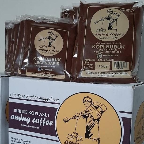 

Murah Kopi Aming Coffee Khas Pontianak Berat 1Kg / 500Gr X2 Bkgs Khuntien