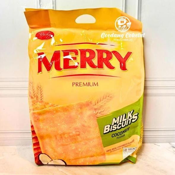 

Promo Richy Merry Premium Onion Milk Coconut Biscuits Crackers Krekers Rasa Susu Kelapa Bawang Kemasan 333G / 528G