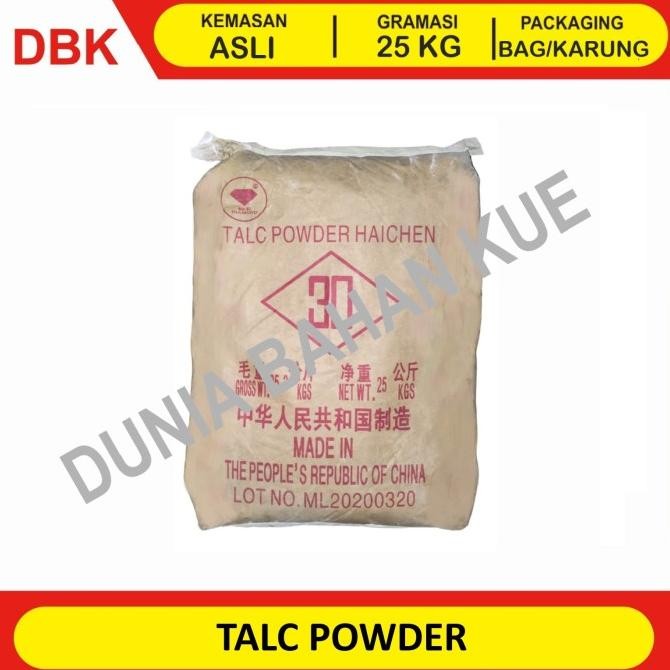 

Promo (Khusus Gosend/Instant) Talc Powder Haichen 30 Mesh 800 / Tepung Talek - 1 Bag 25 Kg