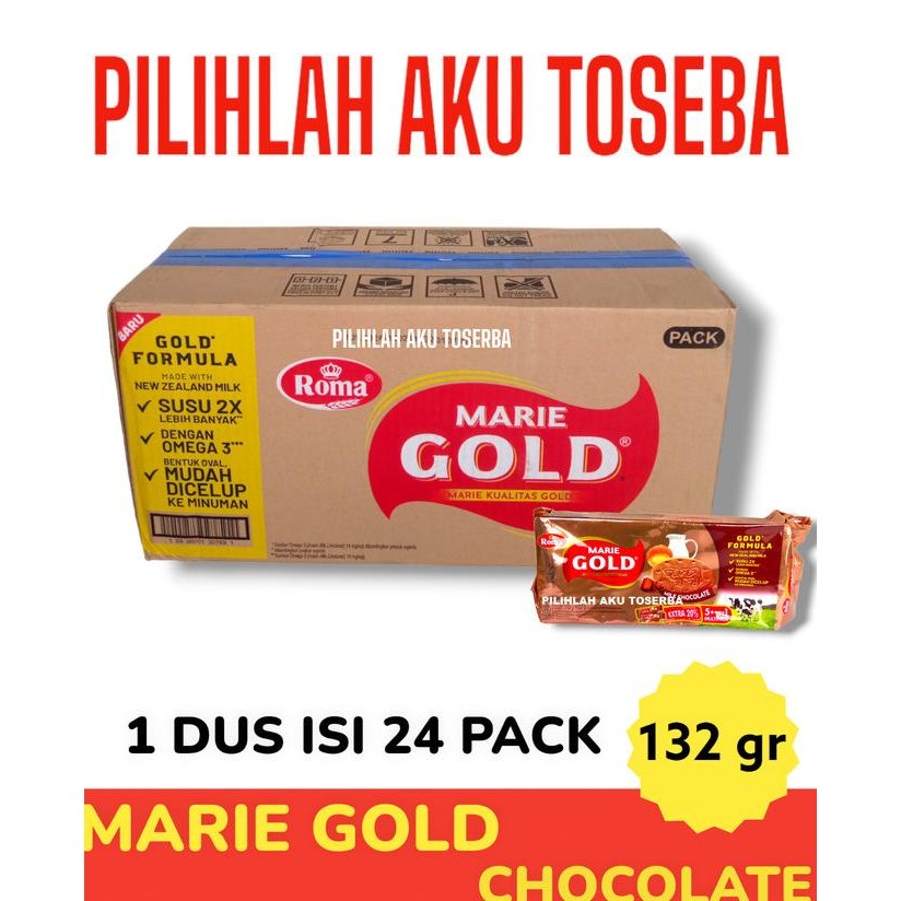 

Grosir Roma Marie Gold Cokelat 132 Gr Multipack - ( Harga 1 Dus Isi 24 Pcs )