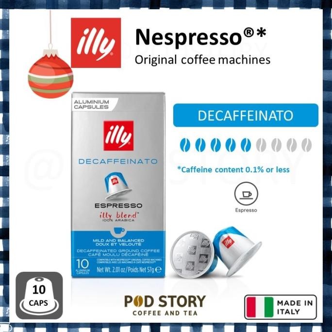 

Promo Illy Nespresso Compatible (Decaffeianto) Coffee/Kopi Capsules, 10