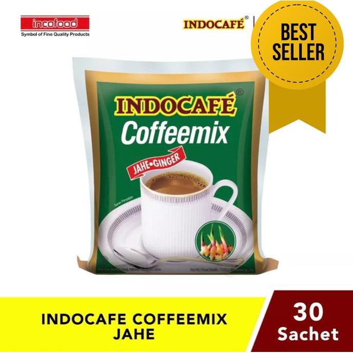 

Grosir Indocafe Coffeemix Jahe Ginger Bag Isi 30S