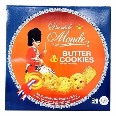 Grosir Monde Butter Cookies 908Gr Kaleng Biskuit