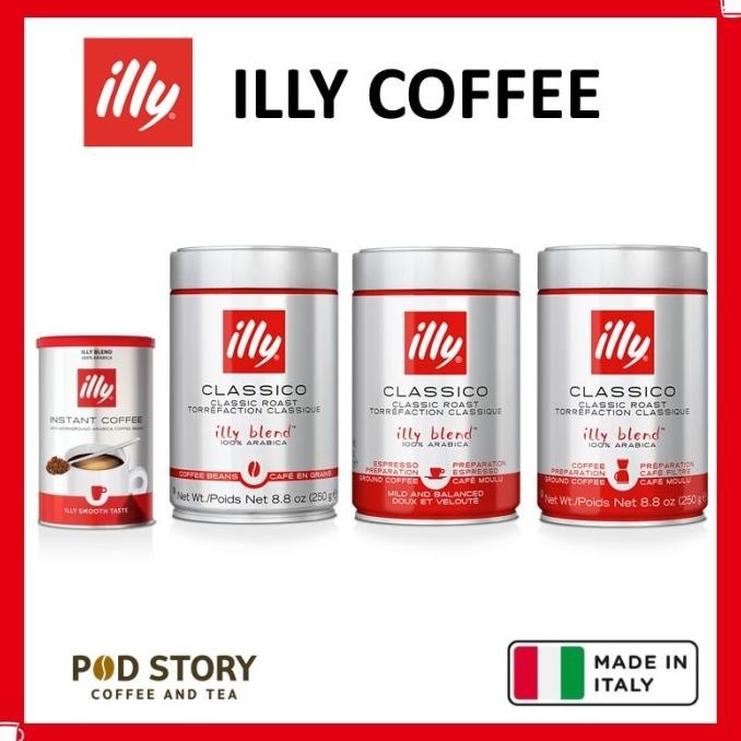 

Grosir Illy Coffee Ground Coffee & Whole Coffee Bean Kopi Premium Italia