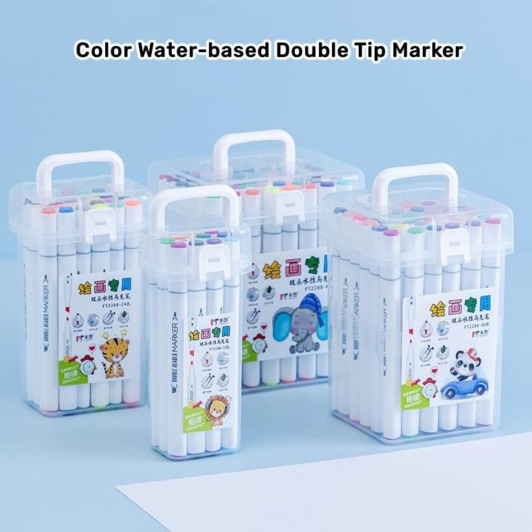 

SPIDOL WARNA SET 12/24/36 WARNA SKETCH MARKER SPIDOL WARNA 2IN1 SPIDOL SKETSA DOUBLE TIP SISWA SEKOLAH DASAR BERKEPALA DUA LUKISAN PENSIL CAT AIR SENI STABILO ART BRUSH PEN ANIMATION MARKER SEKOLAH KANTOR PELAJAR ANAK