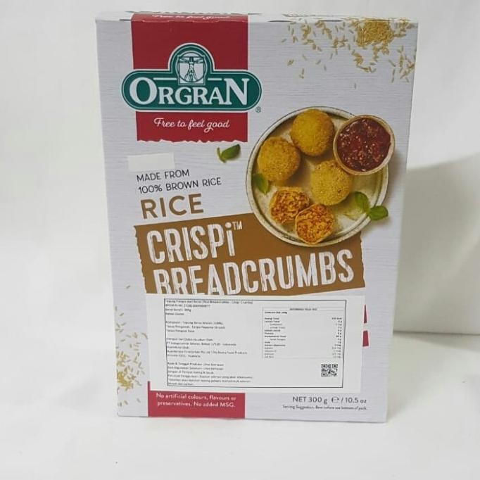 

Grosir Orgran Crispi Crumbs / Rice Breadcrumbs 300G