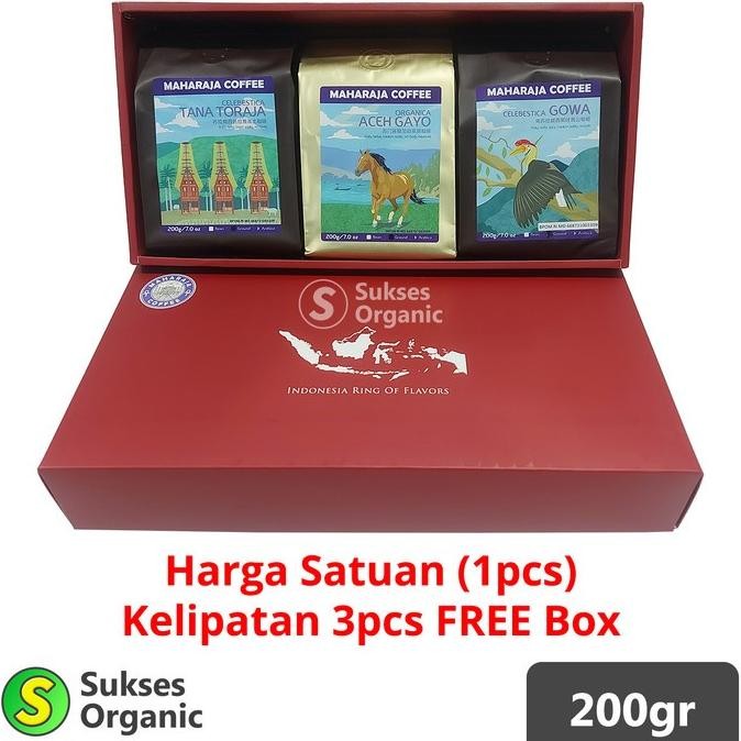 

Sale Maharaja Gift Set Kopi Isi Custom Fresh Roast Ground / Bubuk 200Gr