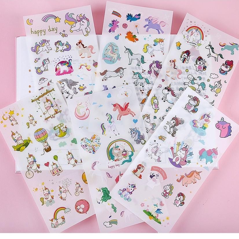 

bas-12 Terlaris! Stiker Mainan Anak Perempuan Karakter Kuda Unicorn Best Seller Viral Termurah