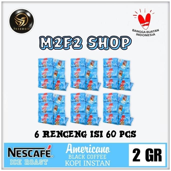 

Sale Nescafe Ice Roast Instant Americano | Kopi Murni Sachet - 2 Gr (Harga 6 Renceng)
