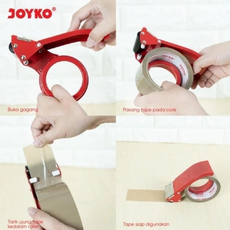 

rg-4 er-56 Pemotong Lakban 48/45 mm Rumah Dispenser Isolasi JOYKO TD2S Tape Cutter Body Besi Terlaris Hemat