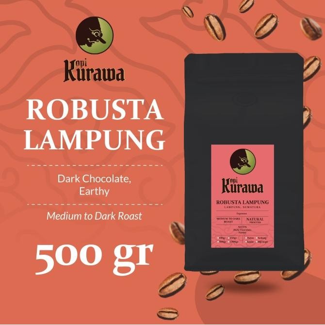 

Murah Kopi Robusta Lampung Sumatera Coffee Bean Espresso Biji Bubuk 500 Gram