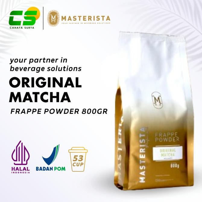 

Murah Masterista Powder Original Matcha - Bubuk Minuman Rasa Matcha - 800 Gr