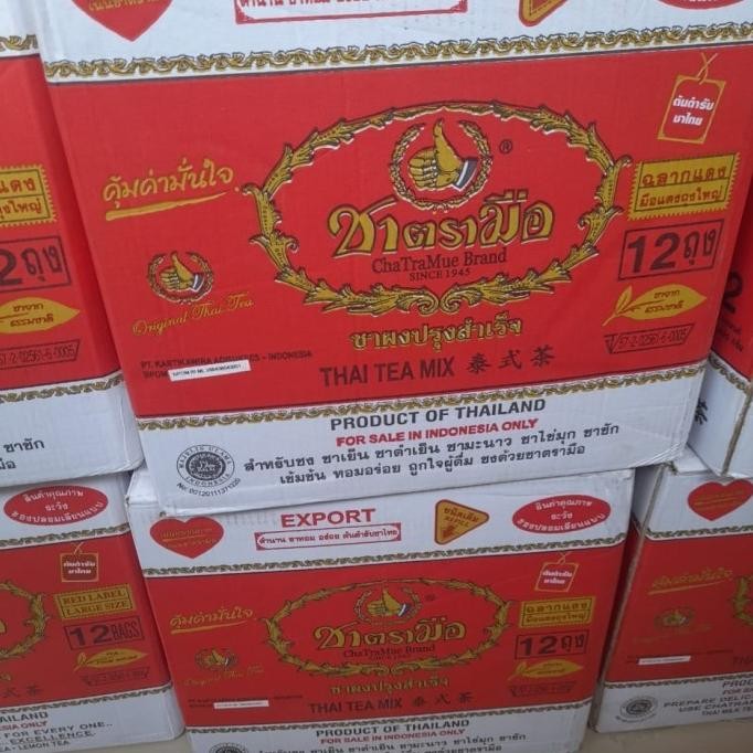 

Murah Bpom Thai Tea Chatramue Original 1 Karton