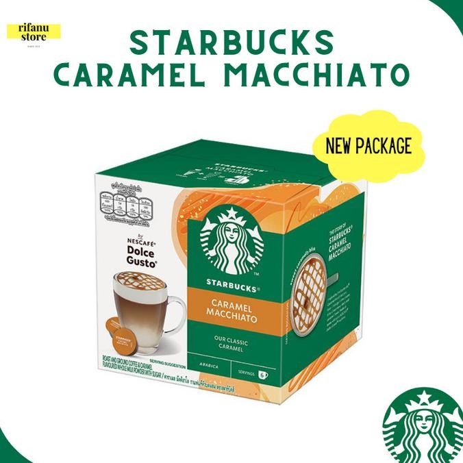 

Grosir Nescafe Dolce Gusto Starbucks Caramel Macchiato Capsule Original