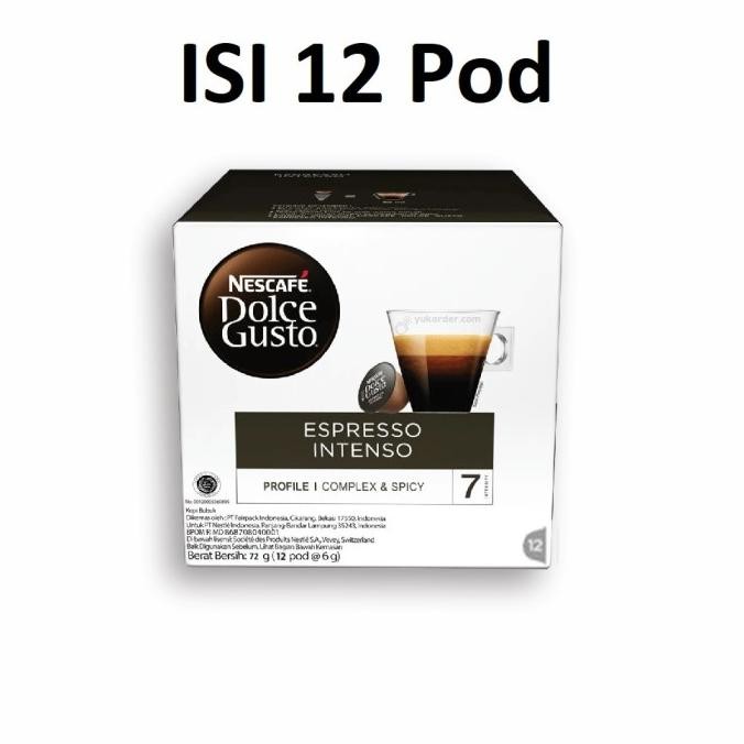 

Grosir Nescafe Dolce Gusto Espresso Intenso 16 Capsule | Coffee Kapsul Kopi