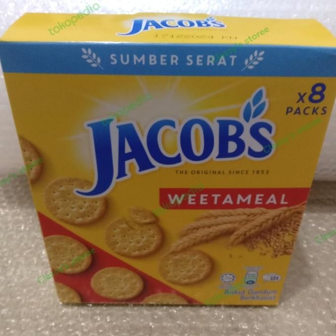 

Promo Krekers Gandum/Jacobs Wheatmeal Crackers 8 Pack