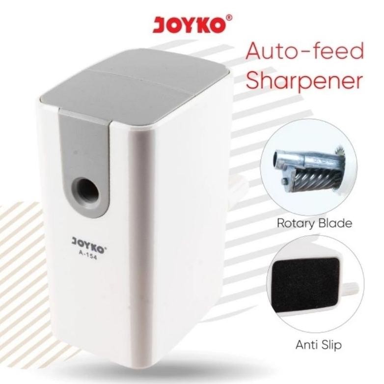 

Promo Hemat! Sale! Sharpener Anti Slip JOYKO A154 Serutan Putar / Rautan Pensil A 154 Original Hemat