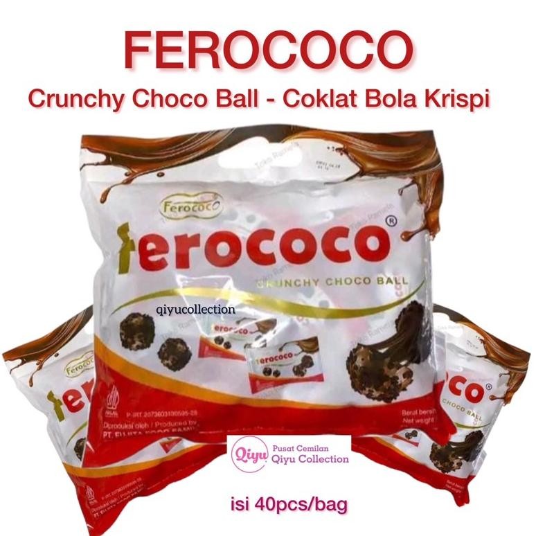 

asd-86 h-4 FEROCOCO Bag - Crunchy Choco Ball - Coklat Bola Kinderjoy - Cokelat Krispi Murah Terlaris Hemat