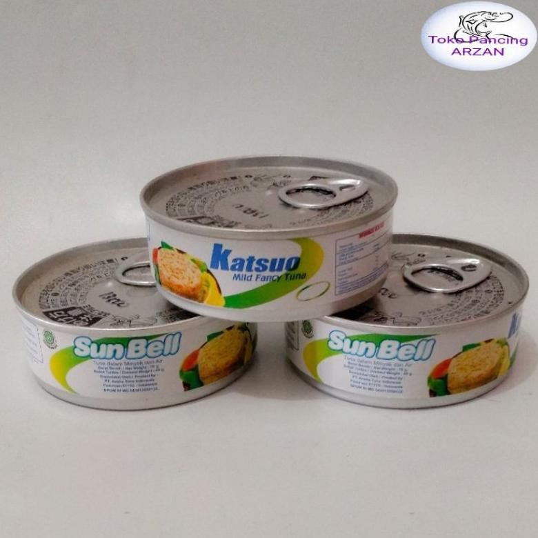 

fx-76 gf-5 SunBell Katsuo Kaleng 70 Gram Hemat Murah