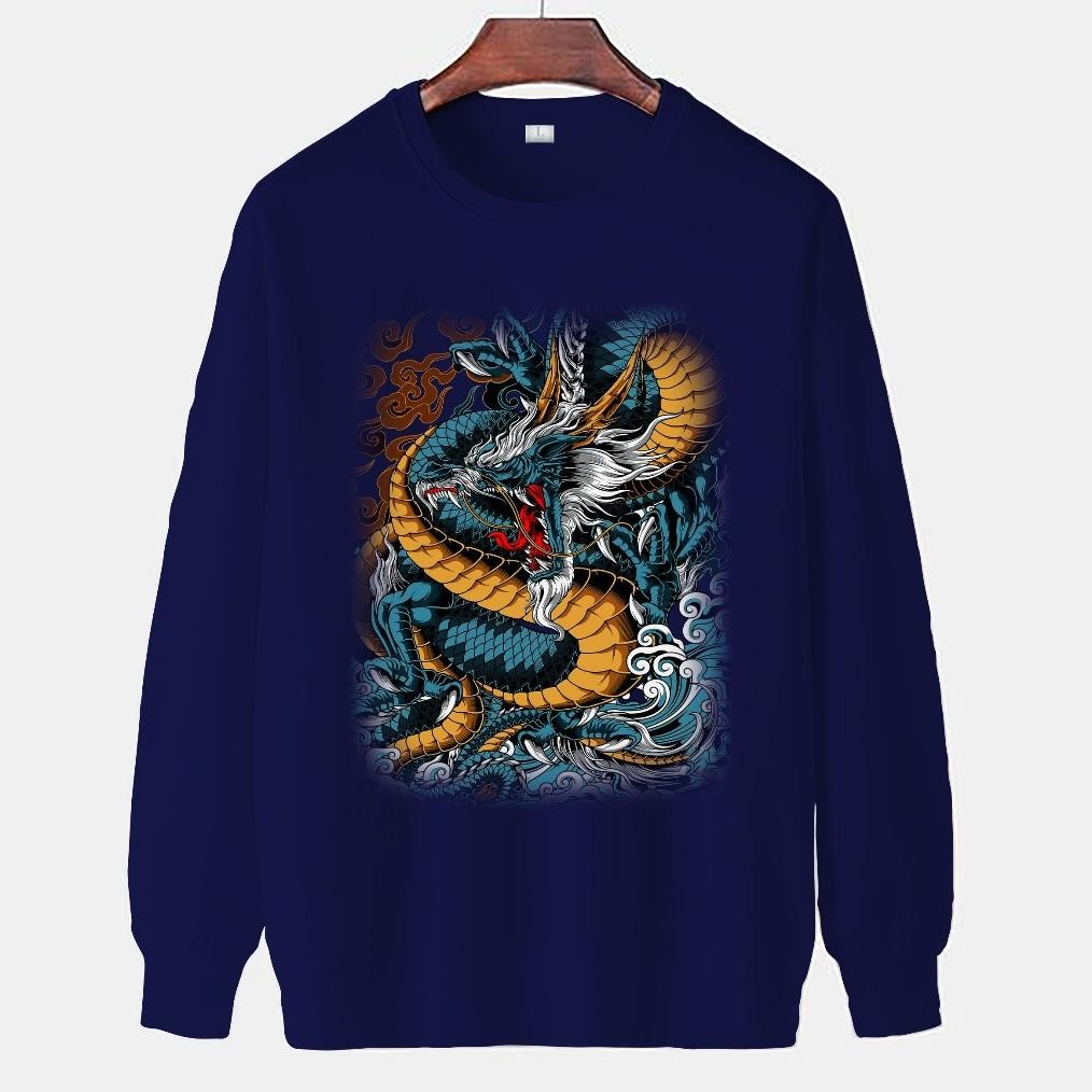 Sweater Crewneck, Sweater Distro, Naga 1