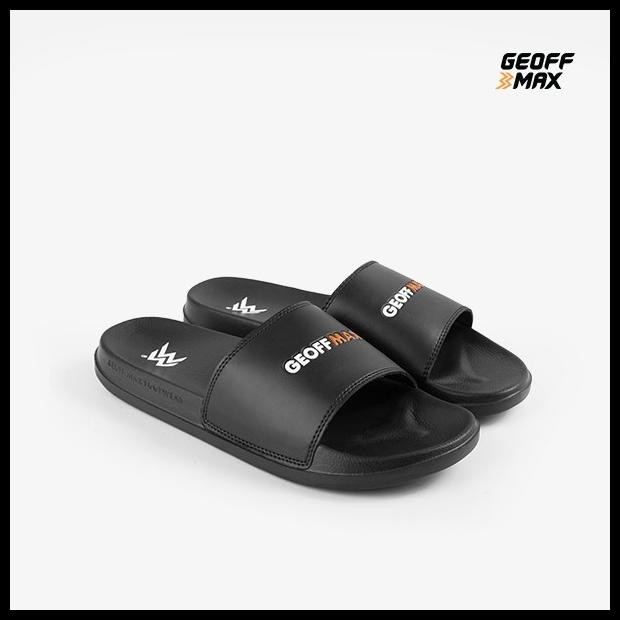 Terlaris Geoff Max Official - Wigora Black | Slippers | Sandal Unisex Good Quality