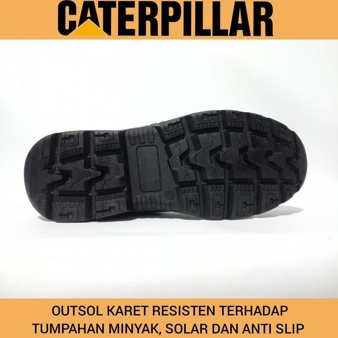Diskon Sepatu Kerja Proyek Pabrik Ujung Besi Sol Di Jahit Sekeliling / Sepatu Safety Caterpillar_Pri
