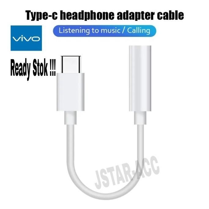 SAMBUNGAN HEADSET VIVO Y100 5G AUDIO ADAPTER CONVENTER ORIGINAL 100%