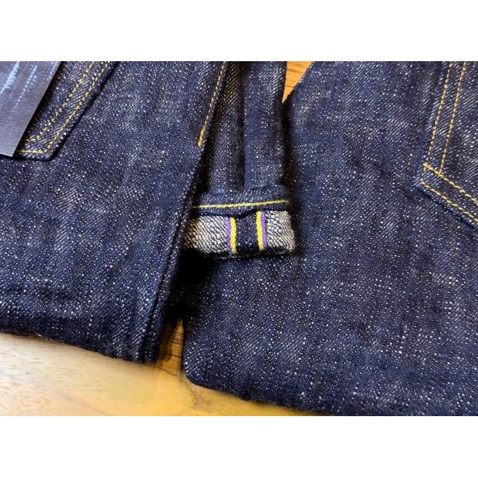 Murah Oni Denim Oni 902 "Kasuri" 17Oz Slub Selvage Denim High Rise Relax Tapered Jeans