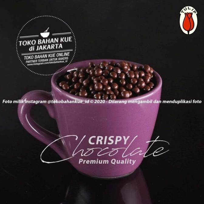 

Produk Baru!! Tulip Crispearls Chocolate Crispy 500gr Crispy Choco Ball Cokelat