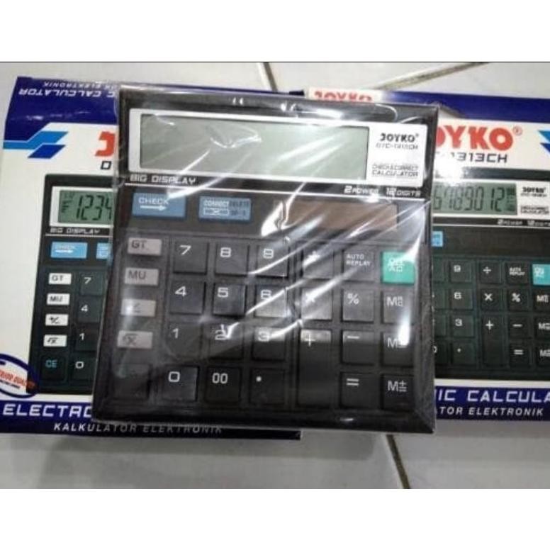 

qw-7 qw-45 JOYKO DTC-1313CH Check & Correct Calculator Kalkulator Bisa Cek Ulang Hemat Termurah