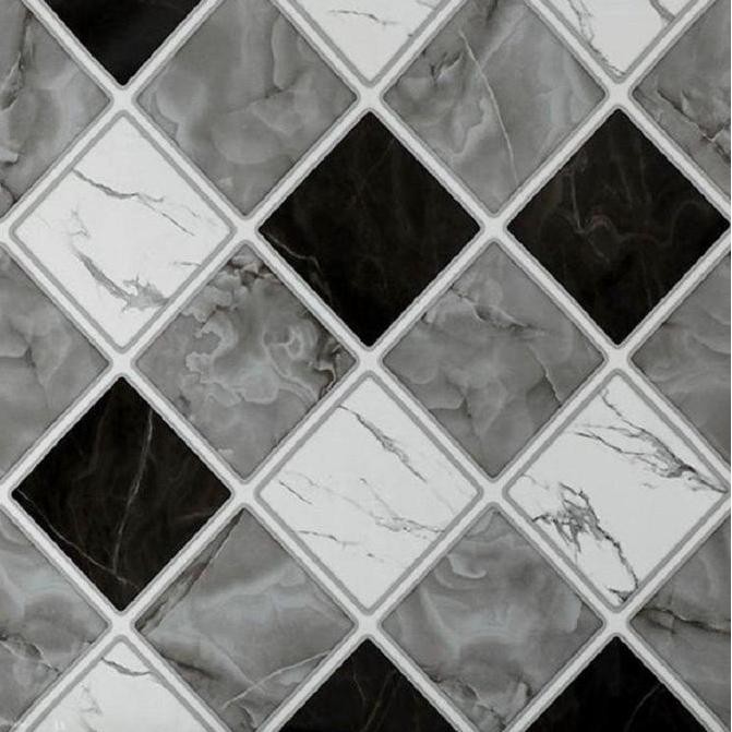 Stiker dapur granit hitam 3 meter